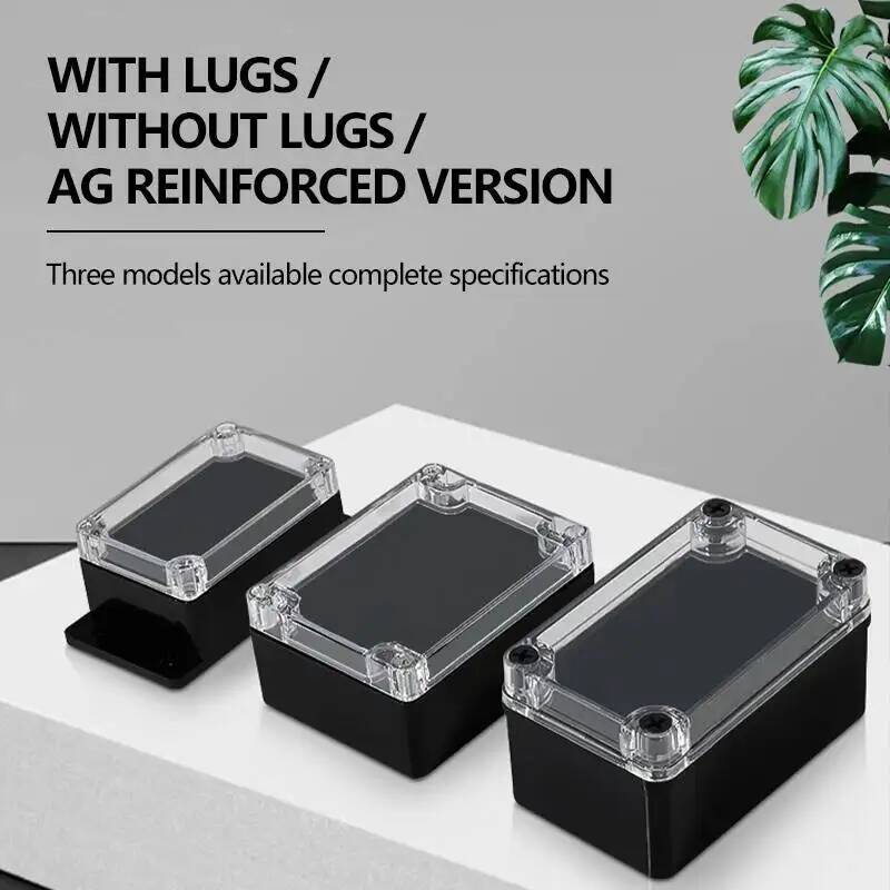 Outdoor Power Supply Box - 2pcs Transparent Cover Waterproof Junction Box