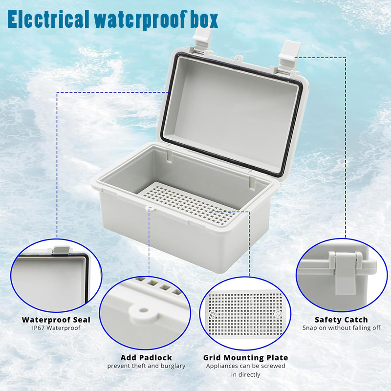 Outdoor Power Supply Box - IP66 Waterproof Power Electrical Junction Box
