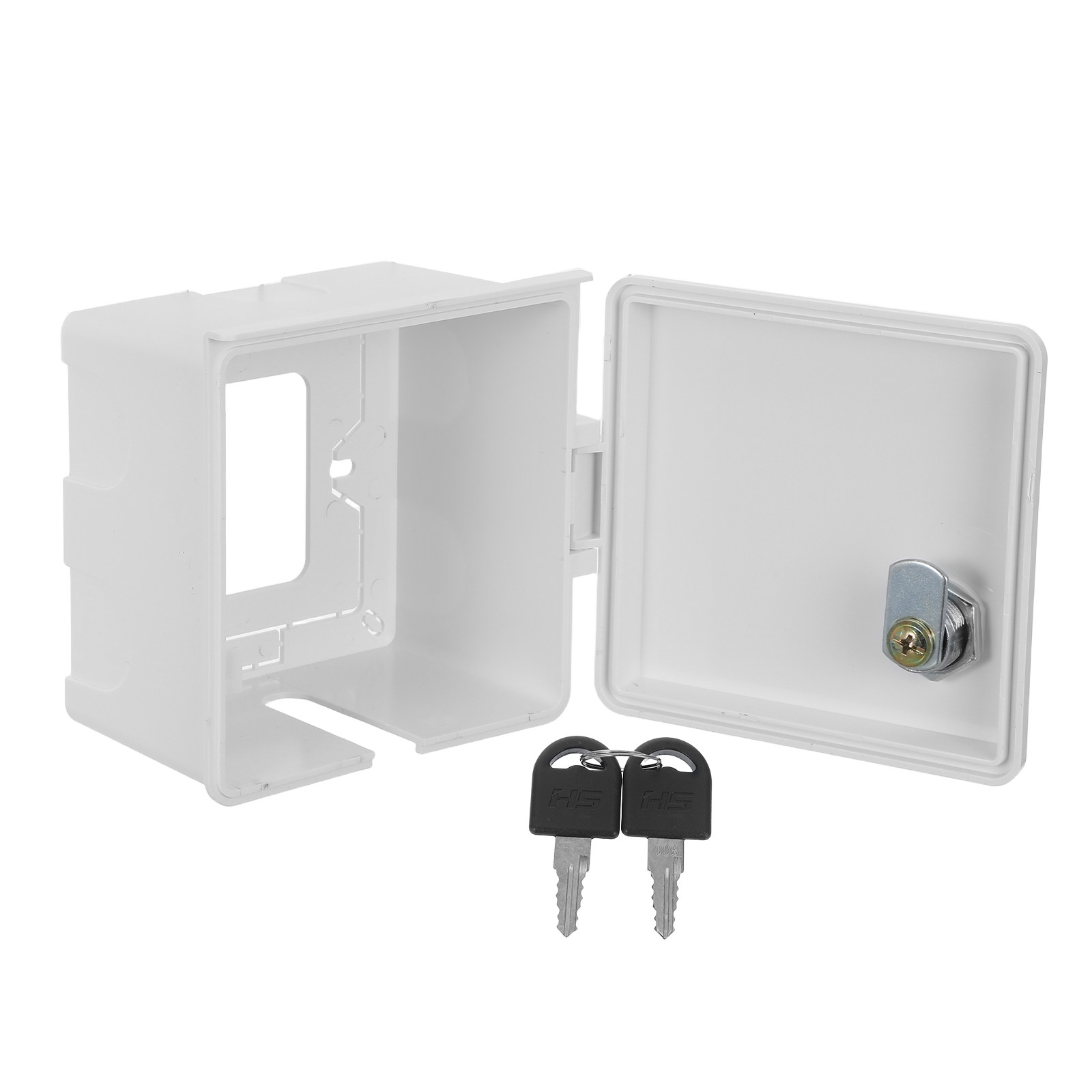 Outdoor Power Supply Box - Waterproof Outlet Box Cover With Lock