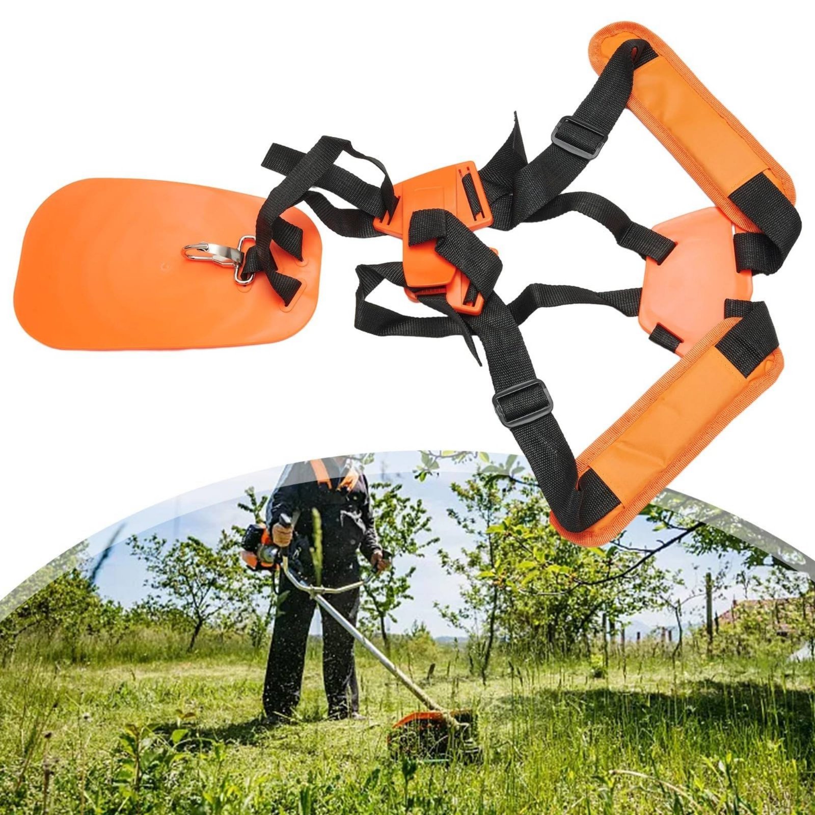 Double Shoulder Trimmer Harnes - đánh giá và giá Brush Cutter Strap