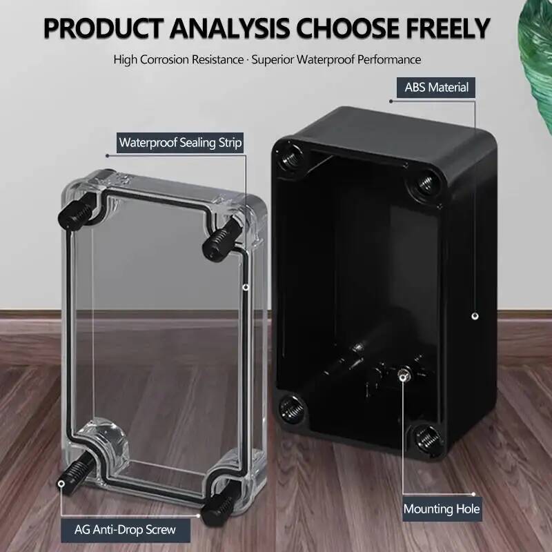 2pcs Transparent Cover Waterpr - đánh giá và giá Outdoor Power Supply Box