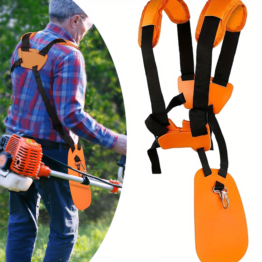 Double Shoulder Strap Lawn Mow - đánh giá và giá Brush Cutter Strap
