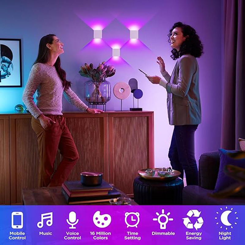 12W LED Outdoor Wall Light RGB - đánh giá và giá Outdoor Power Point Zigbee