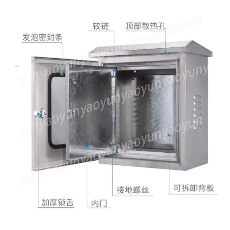 Stainless Steel Double Door Lo - đánh giá và giá Outdoor Power Supply Box