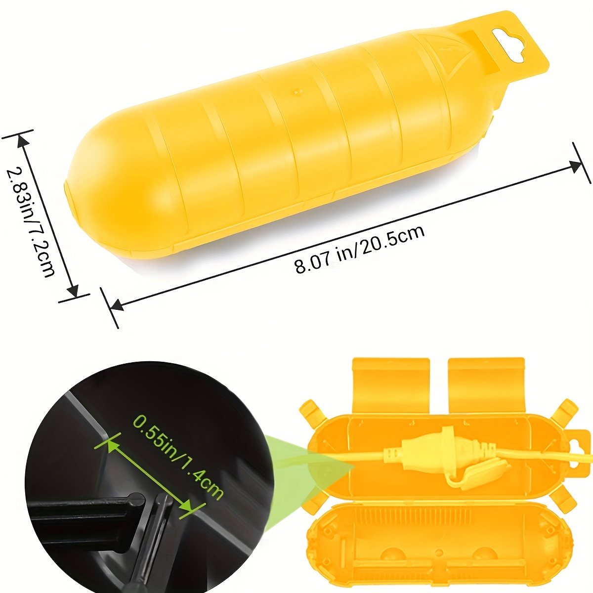 Extension Yellow Cord Safety C - đánh giá và giá Outdoor Power Supply Box