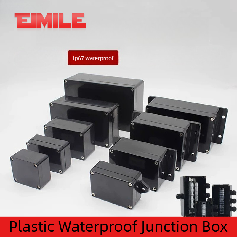 Type F Black Waterproof Juncti - đánh giá và giá Outdoor Power Supply Box