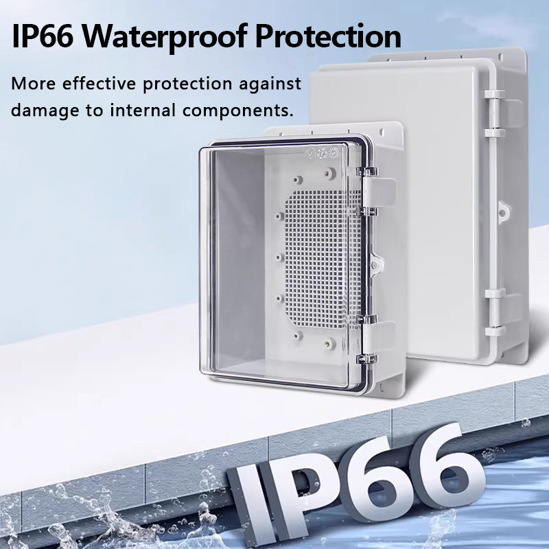 IP66 Waterproof Grey/Transpare - đánh giá và giá Outdoor Power Supply Box