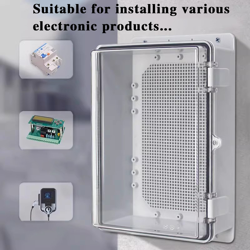 IP66 Waterproof Grey/Transpare - đánh giá và giá Outdoor Power Supply Box