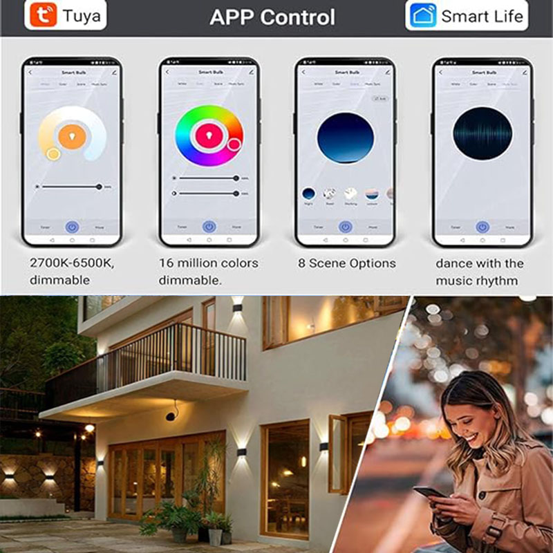 Tuya Smart Up Down Outdoor Wal - đánh giá và giá Outdoor Power Point Zigbee